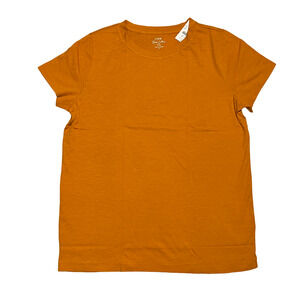 NWT J. Crew Bronzed Spice Vintage Slub Cotton Crewneck Tee